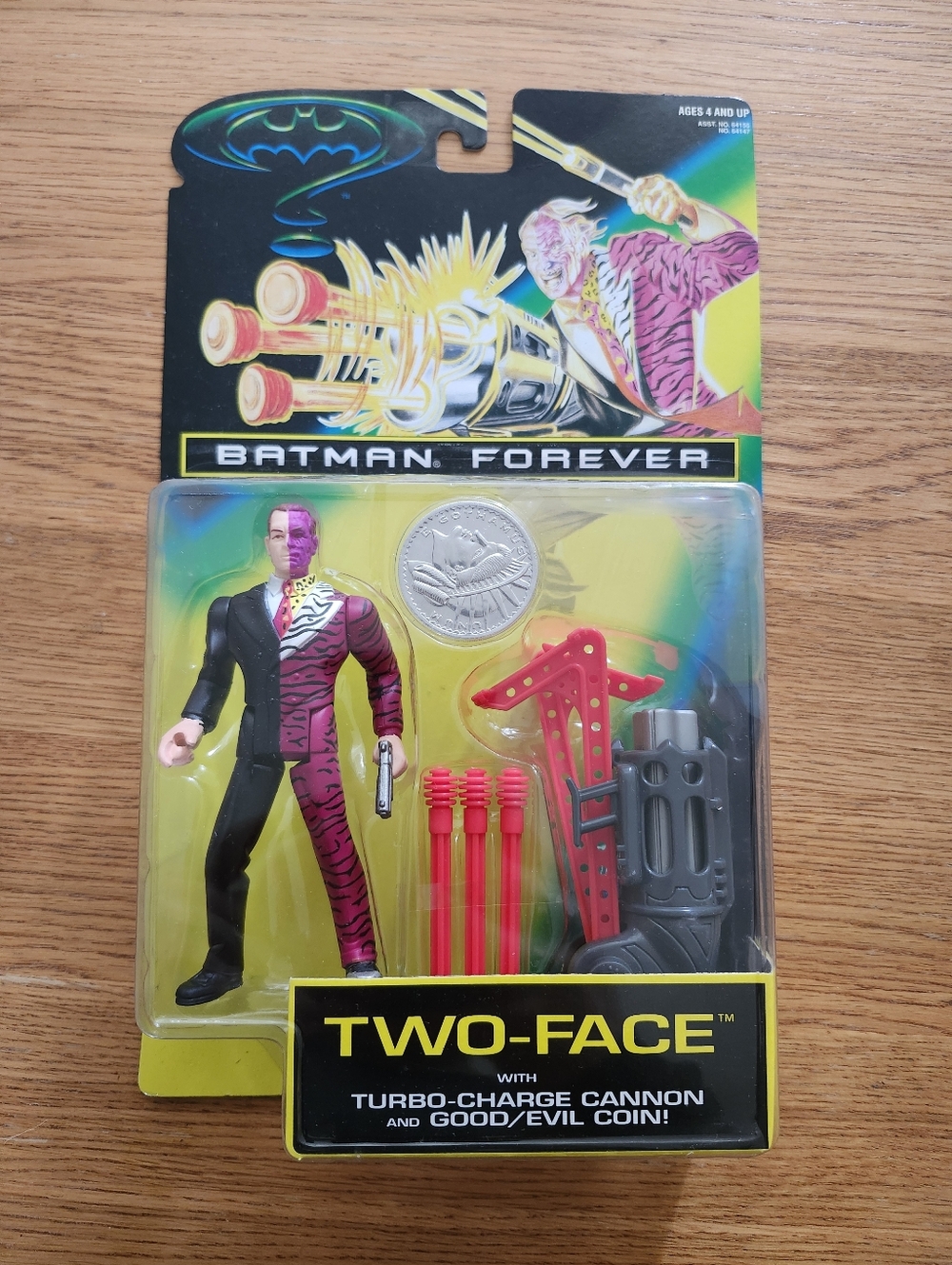 1995 Batman Forever 2 Face with Turbo Charge Cannon